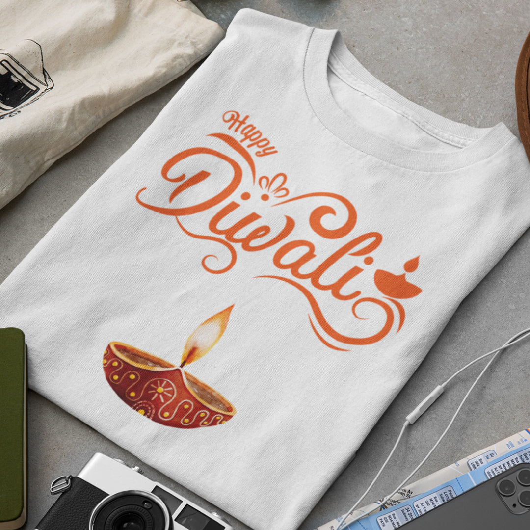Traditional Happy Diwali T-Shirt