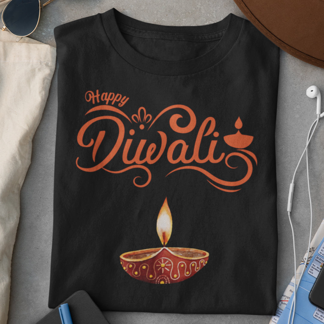 Traditional Happy Diwali T-Shirt