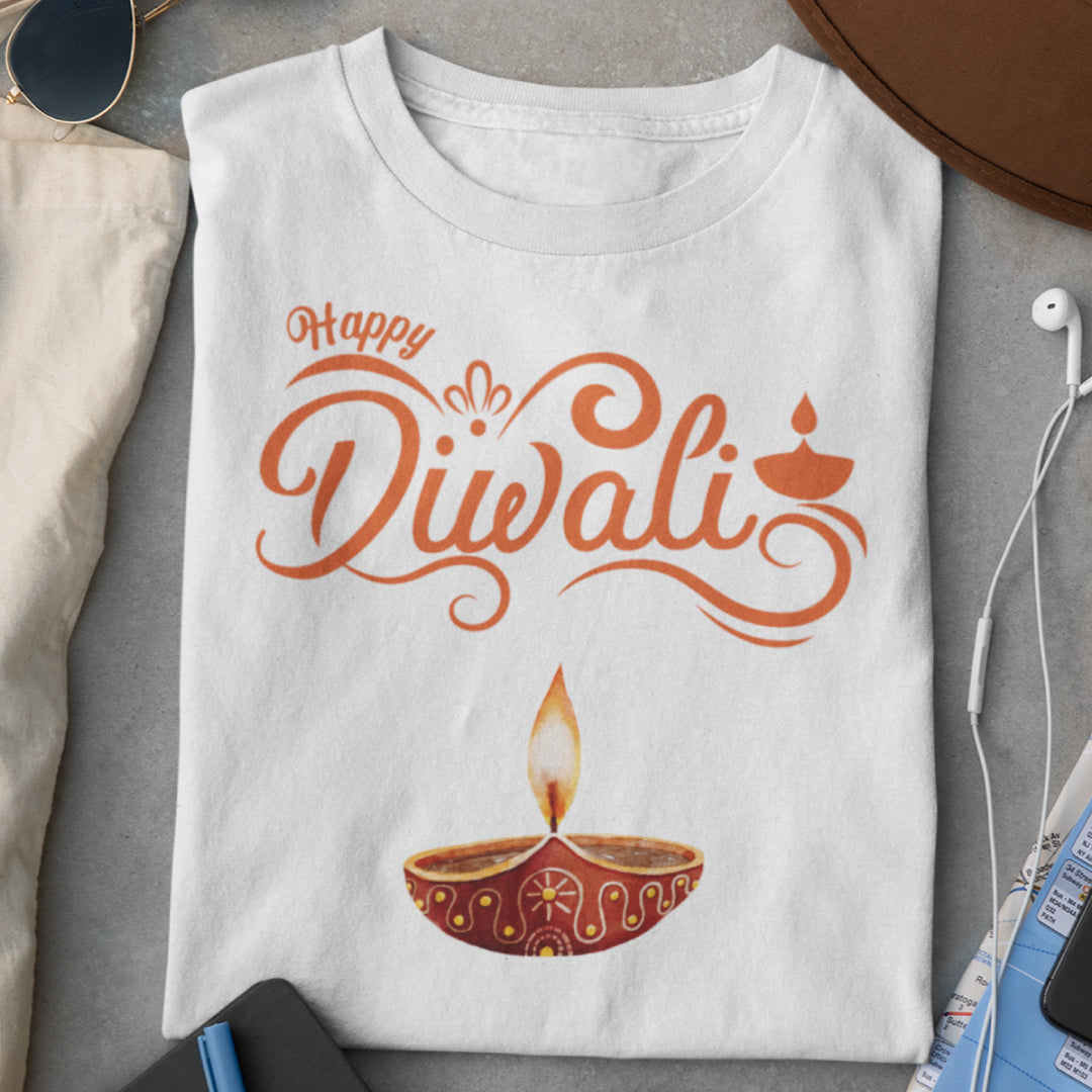 Traditional Happy Diwali T-Shirt