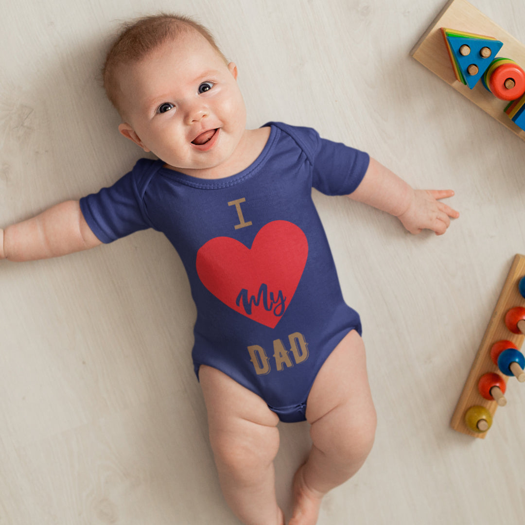 "I Love My Dad" Kids Romper