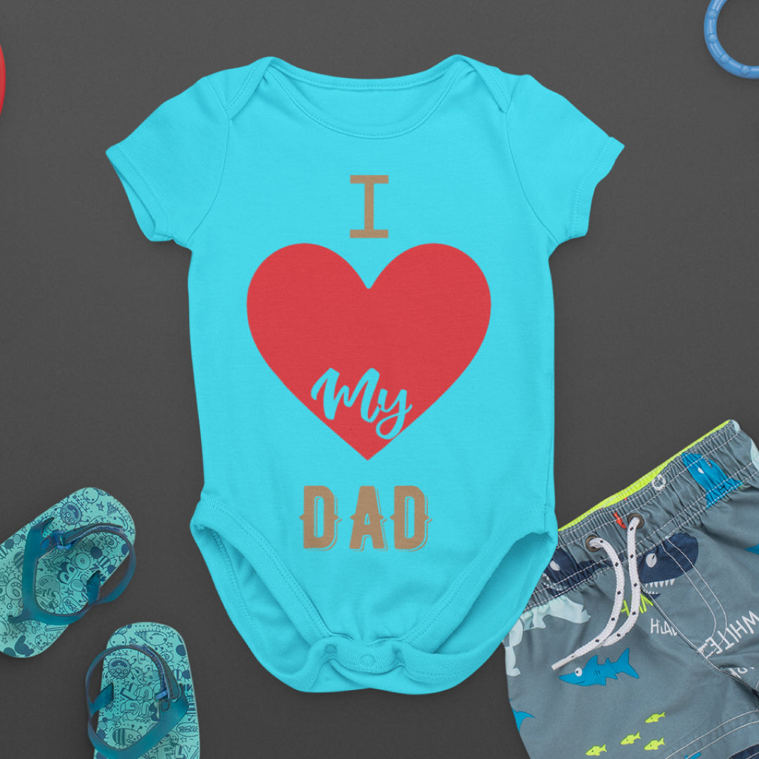 "I Love My Dad" Kids Romper